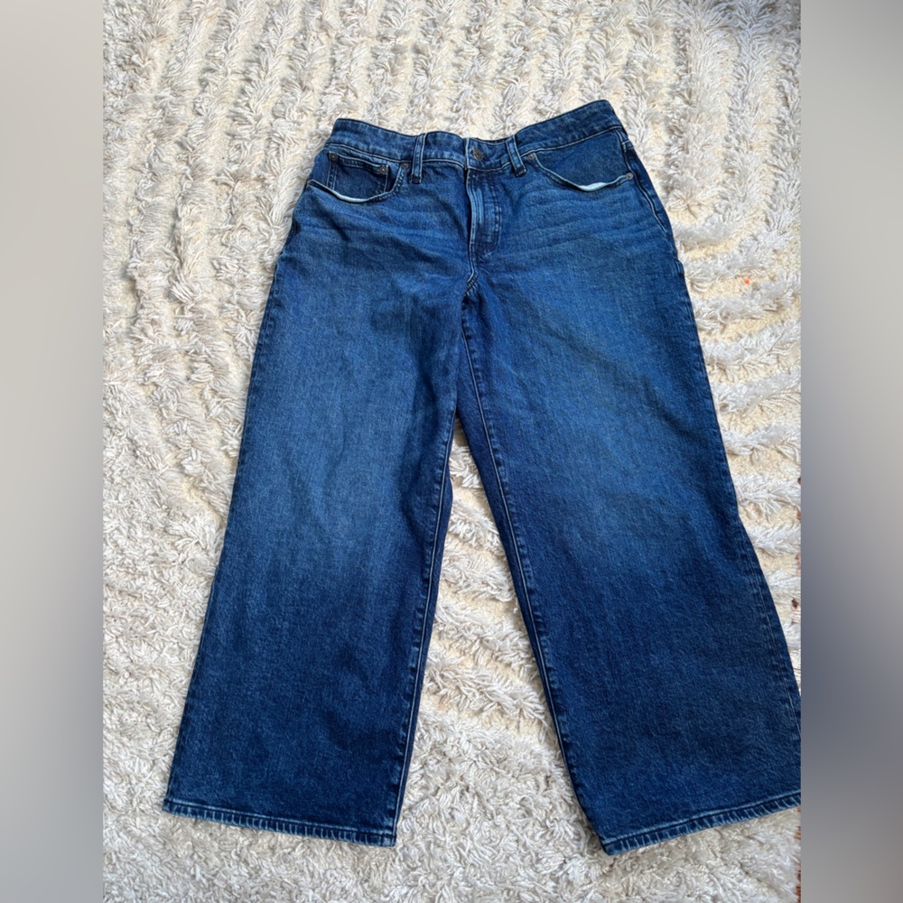 Madewell Dark Blue Flare Jeans